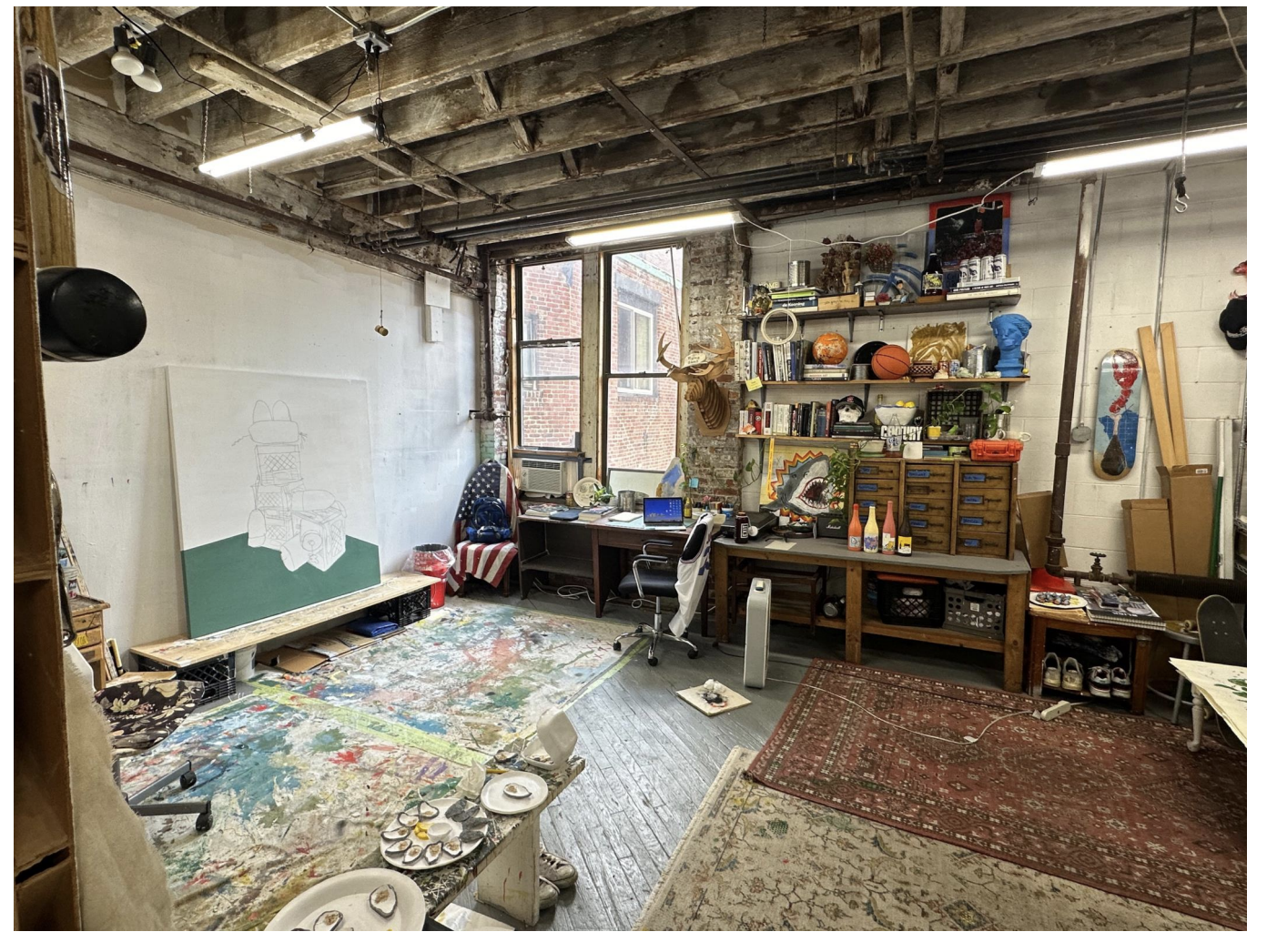 teddy benfield, artist studio on view, 2024