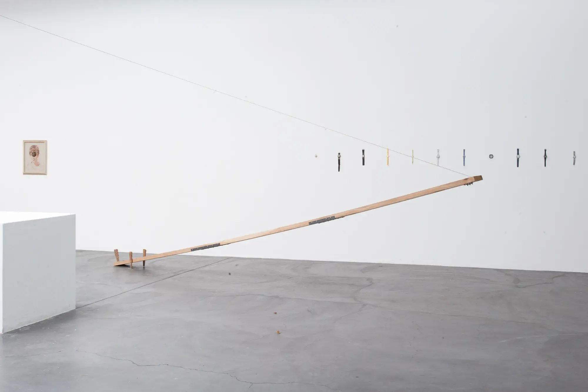 sebastian schachinger, exhibiton about time, contemporary art, installation 2024