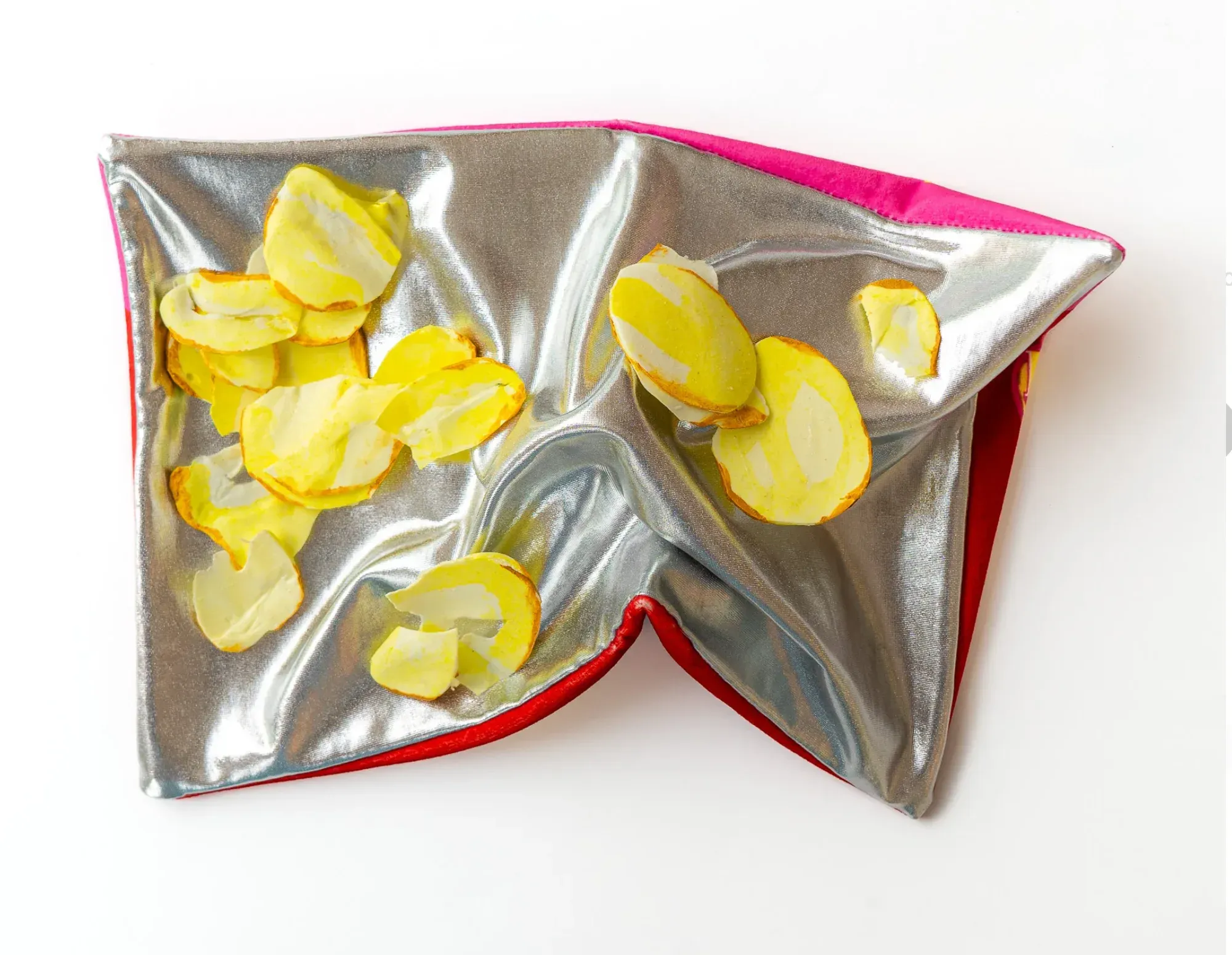 milly aburrow, food in contemporary art, chips and bag