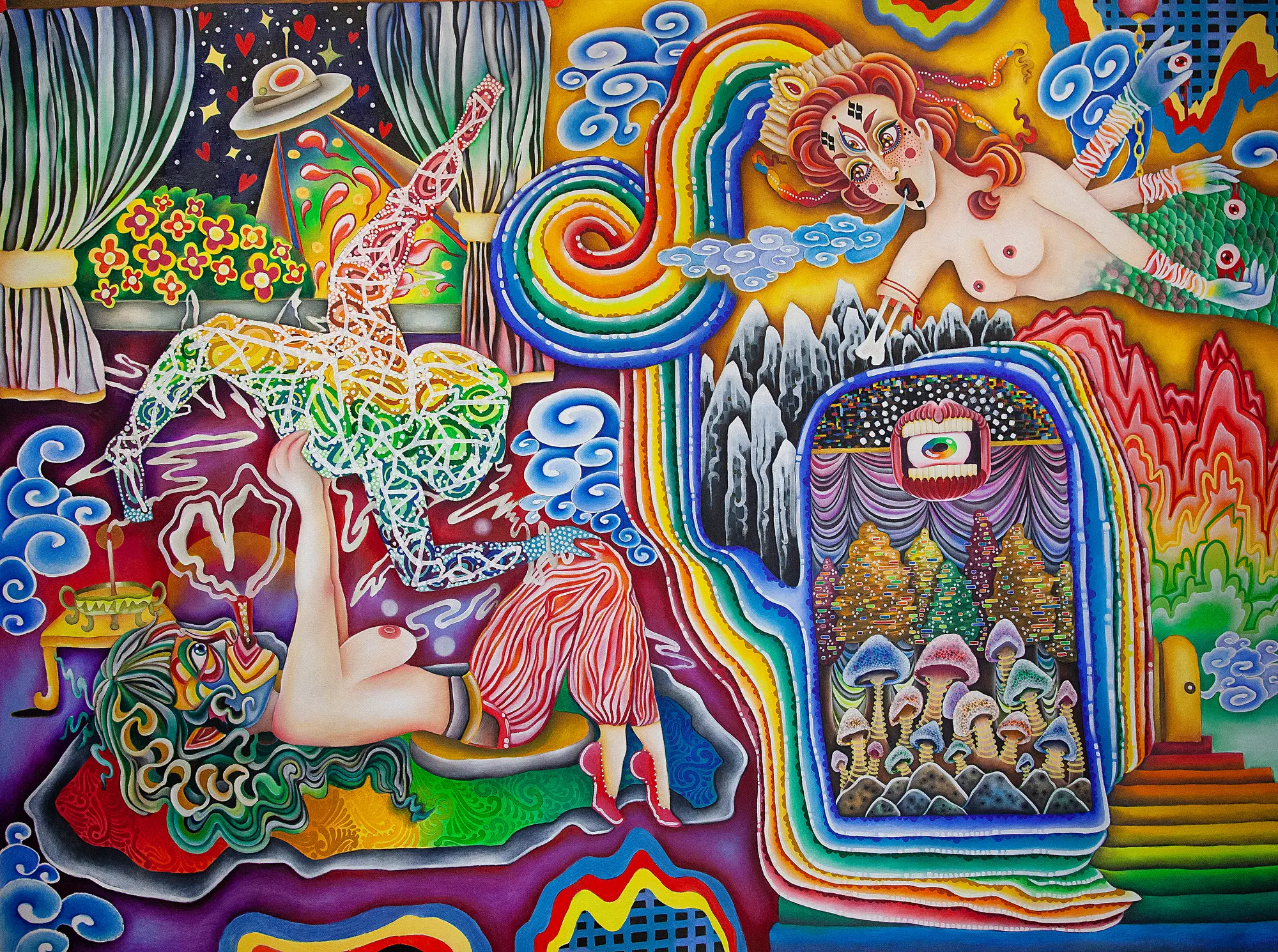 psychedelic painting