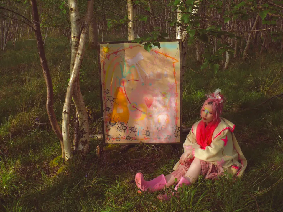 A woodland walk through the sublime dreamscapes of Artist, Tess Tallula